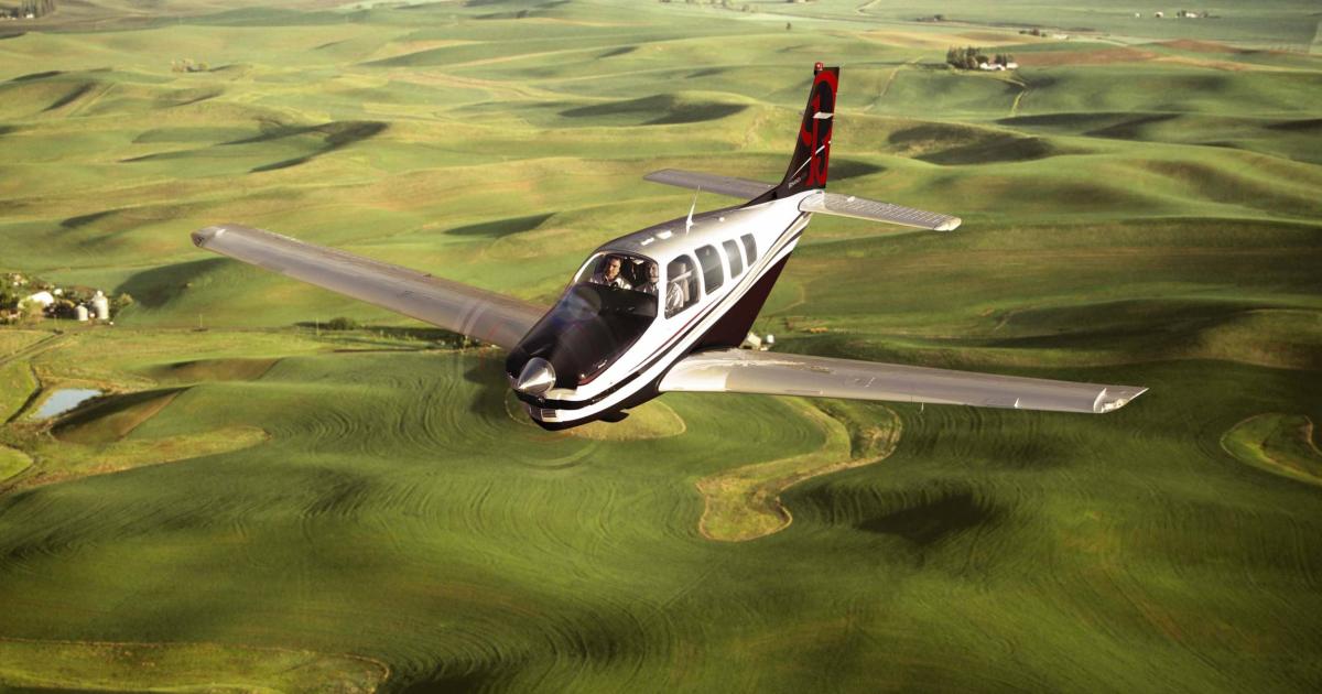 New production Beechcraft Bonanza G36s will receive standard upgrades to the cockpit and cabin, parent company Textron Aviation announced. (Photo: Textron Aviation)