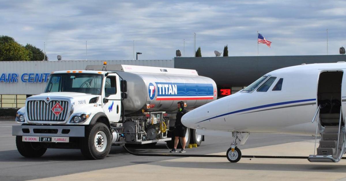The Wilson Air Center FBO in Charlotte—along with locations in Chattanooga, Houston, and Memphis—are the first to launch the new carbon-offset program from Titan Aviation Fuels. (Photo: Wilson Air Center)