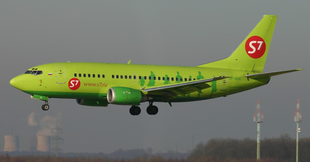 The European Commission's blacklist of 21 Russian carriers includes S7 Airlines. (Image: Flickr: <a href="http://creativecommons.org/licenses/by-nd/2.0/" target="_blank">Creative Commons (BY-ND)</a> by <a href="http://flickr.com/people/oo-luc_aircraft_archive" target="_blank">LV Aircraft Photography</a>)