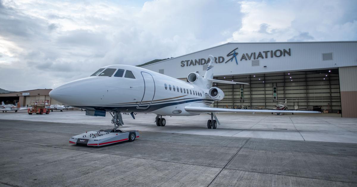 Standard Aviation's FBO at St. Thomas' Cyril E. King Airport is one of the latest locations to become a certified member of the Universal Aviation FBO network. (Photo: Standard Aviation)