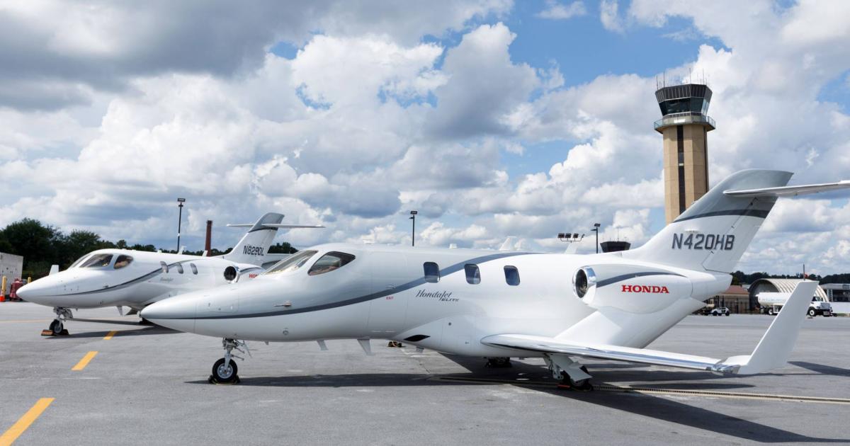 HondaJet fractional-share provider and charter operator Volato has added its first base to the West Coast, bringing its total operational bases in the U.S. to six. (Photo: Volato)