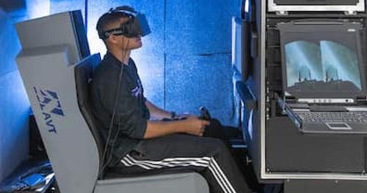 Embry-Riddle Aeronautical University uses virtual reality training in multiple ways for its students, from practicing flight maneuvers to learning to use preflight checklists and air traffic control communications. (Photo: Embry-Riddle Aeronautical University)