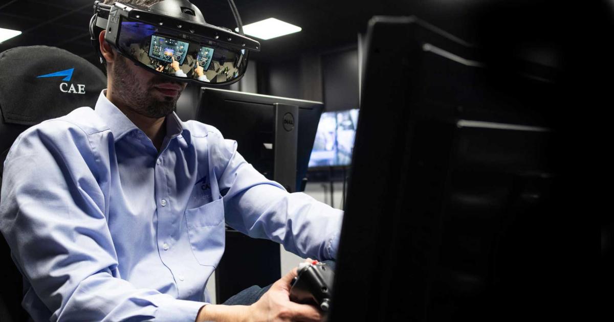 CAE’s use of virtual and mixed reality environments for pilot training is part of a massive investment the company made last year in the development of innovative technologies.