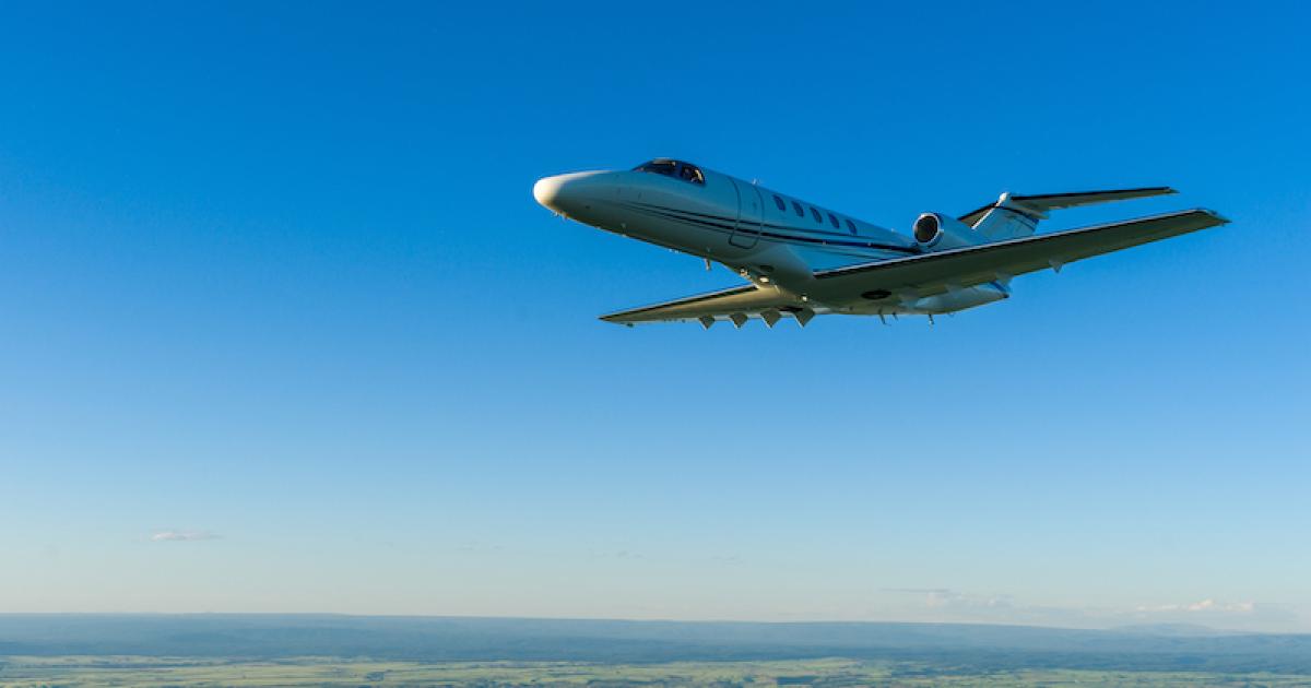 The Cessna Citation CJ4 Gen2 will make its EBACE debut later this month at Geneva Airport. (Photo: Textron Aviation)