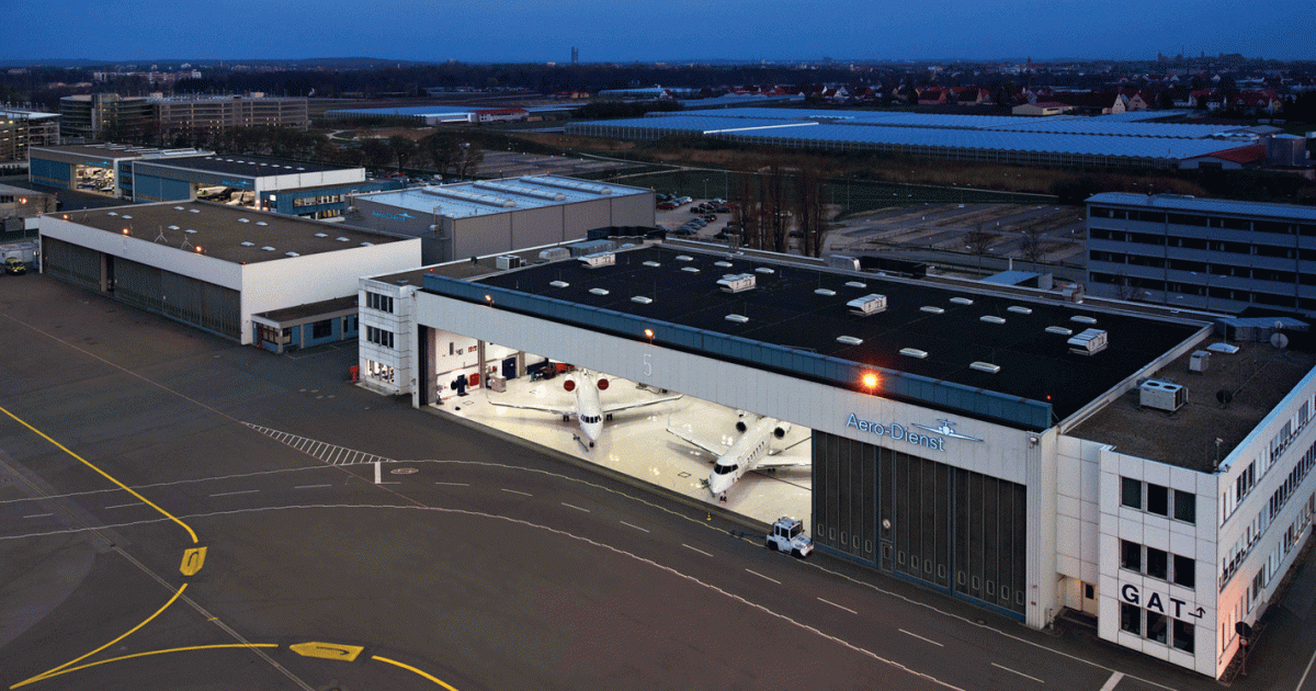 Aero-Dienst’s maintenance facility.