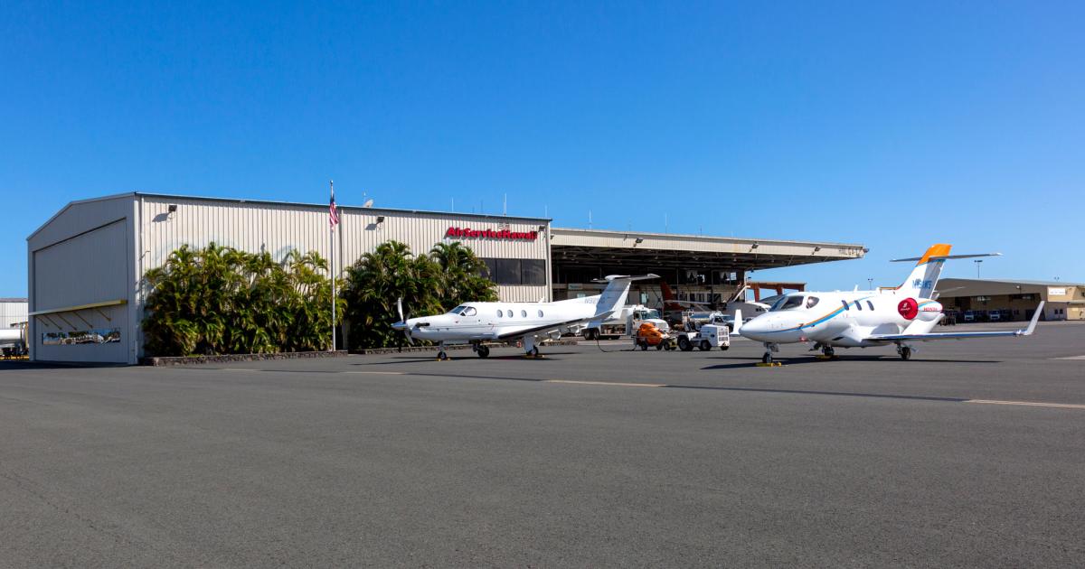 Air Service Hawaii's (ASH) flagship FBO at Honolulu's Daniel K. Inouye International Airport, along with its five sister locations on Lanai, Maui, Hilo, Kauai, and Kona will now join Ross Aviation's network after ASH was acquired by the Denver-based company. (Photo: Linda Epstein)
