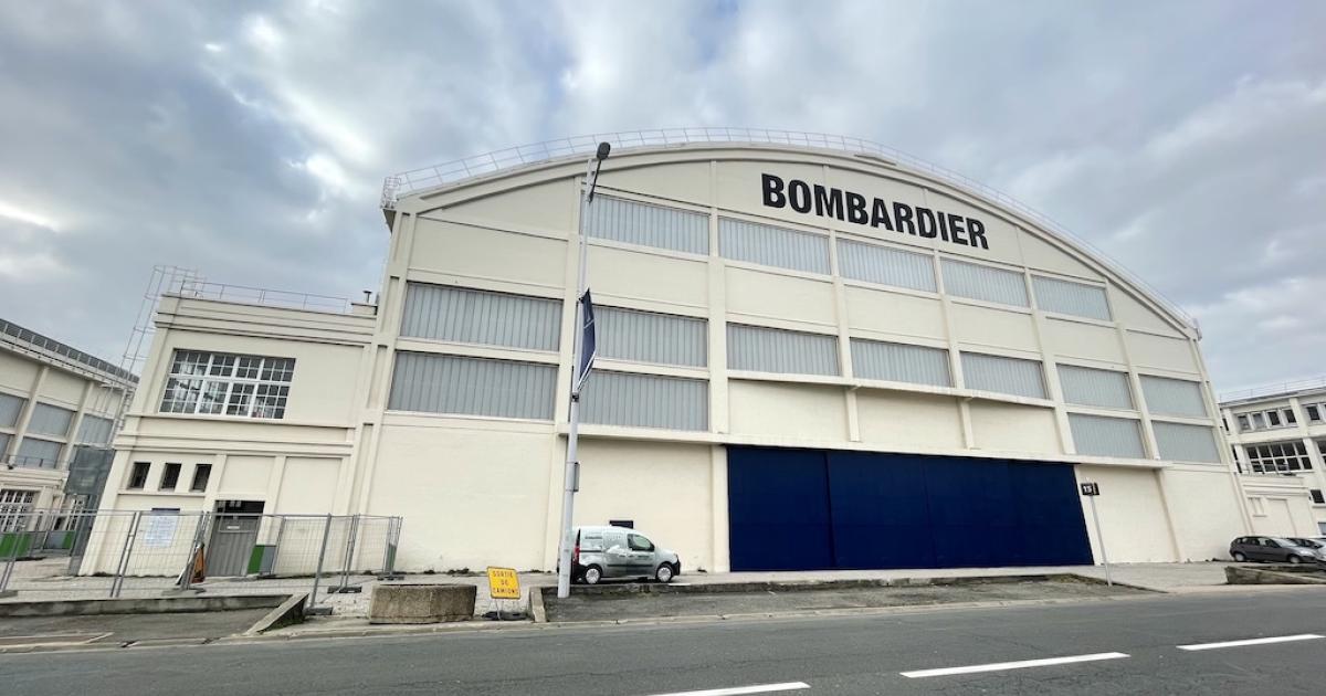 Bombardier now has a 30,000-sq-ft hangar to serve as its line maintenance station at Le Bourget Airport in Paris. (Photo: Bombardier)