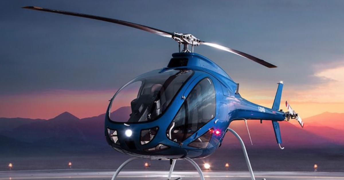 Savback Helicopters will display the turbine-powered, two-seat Curti Zefhir at Wycombe Air Park during this year's Private Flyer luxury brand show. (Photo: Curti Aerospace Division)