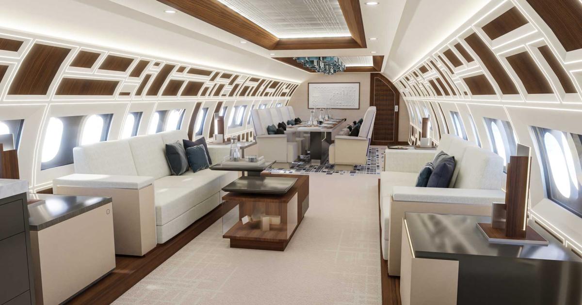 Jet Aviation submitted this design and its sustainable elements for the 2022 Yacht & Aviation Awards.