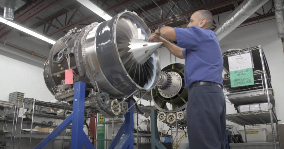 The acquisition of EB Airfoils by StandardAero will give the company increased capability in blades, vanes, and other cold section component services. (Photo: Screenshot from StandardAero YouTube)