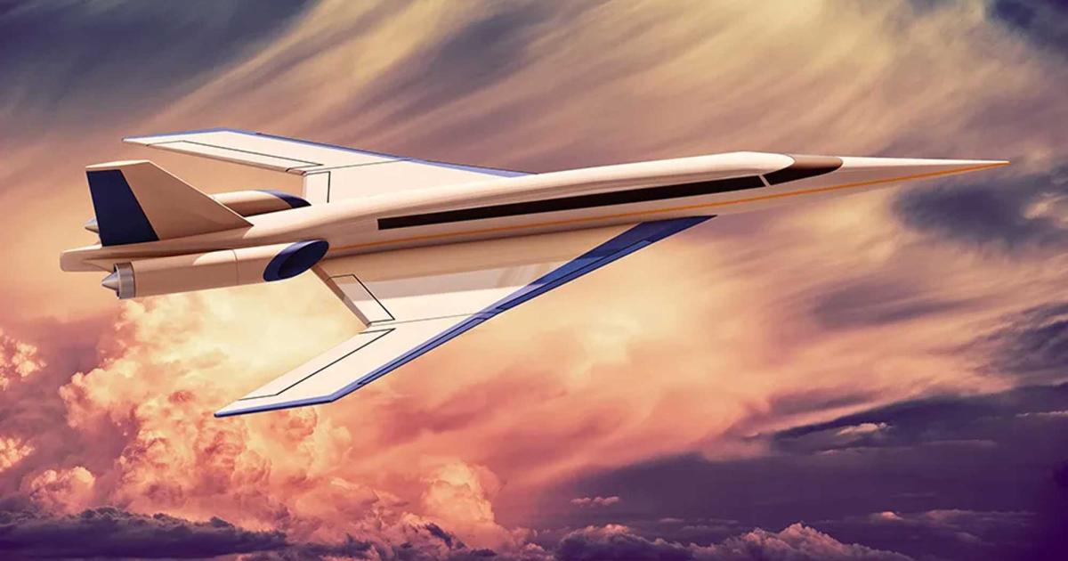 Spike Aerospace is still pursuing development of its S-512 supersonic business jet. Preliminary specifications and performance data includes a top speed of Mach 1.6, seating for up to 18 passengers, and 6,200-nm range. (Photo: Spike Aerospace)