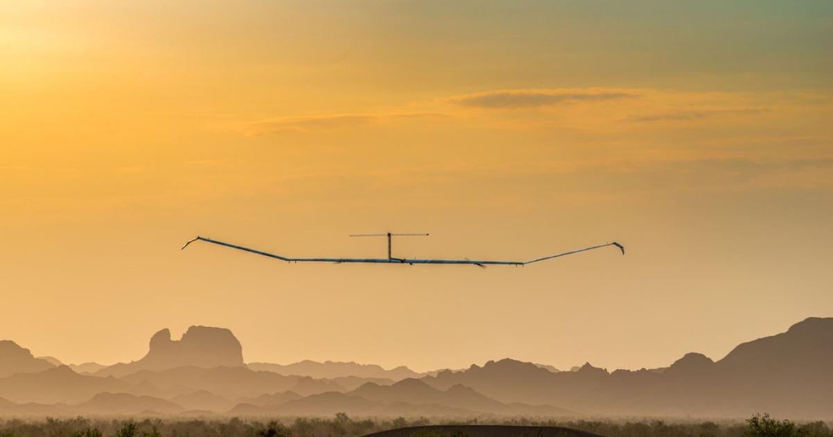 The Airbus Zephyr-S takes off from a base in Arizona last September. (Photo: Airbus)