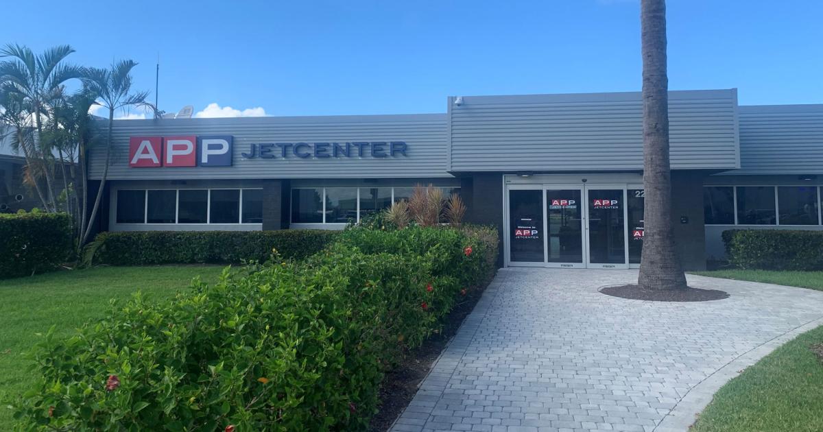 The addition of the former Atlantic Aviation FBO at Witham Field in Stuart gives the APP Jet Center chain its second facility in Florida, and its fifth location nationwide. (Photo: APP Jet Center)