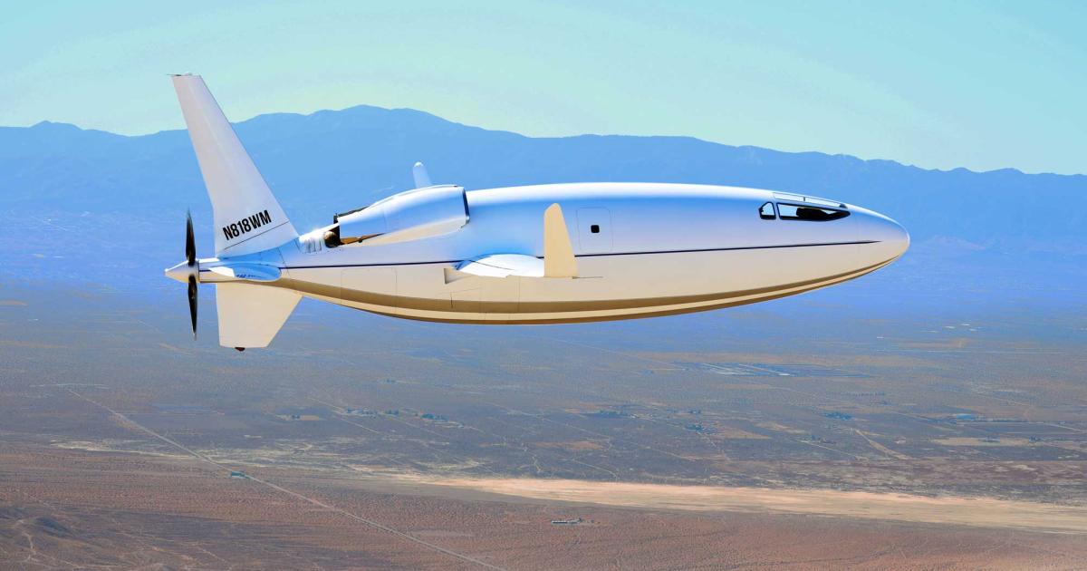 Otto Aviation has confirmed plans for a 19-seat, hydrogen-powered version of its Celera 500L—dubbed the Model 750L—that could be operated on flights of up to 1,000 nm. ZeroAviation would provide the fuel-cell system for the airplane. (Photo: Otto Aviation)