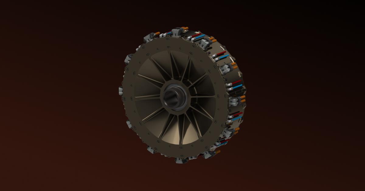 H3X aims to have a prototype of its 2.8 MW integrated modular motor drive for electric aircraft ready for testing by 2024. (Image: H3X)