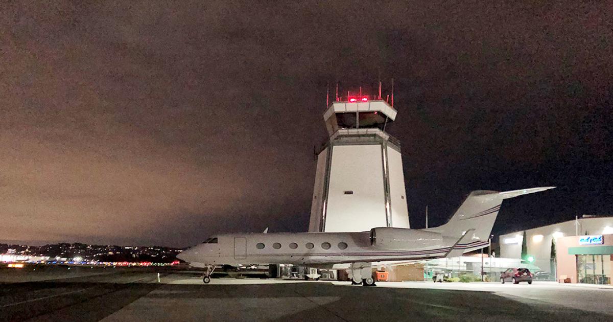 Van Nuys Airport's Quieter Nights program aims to reduce jet takeoffs and landings during nighttime hours. (Photo: Van Nuys Airport)