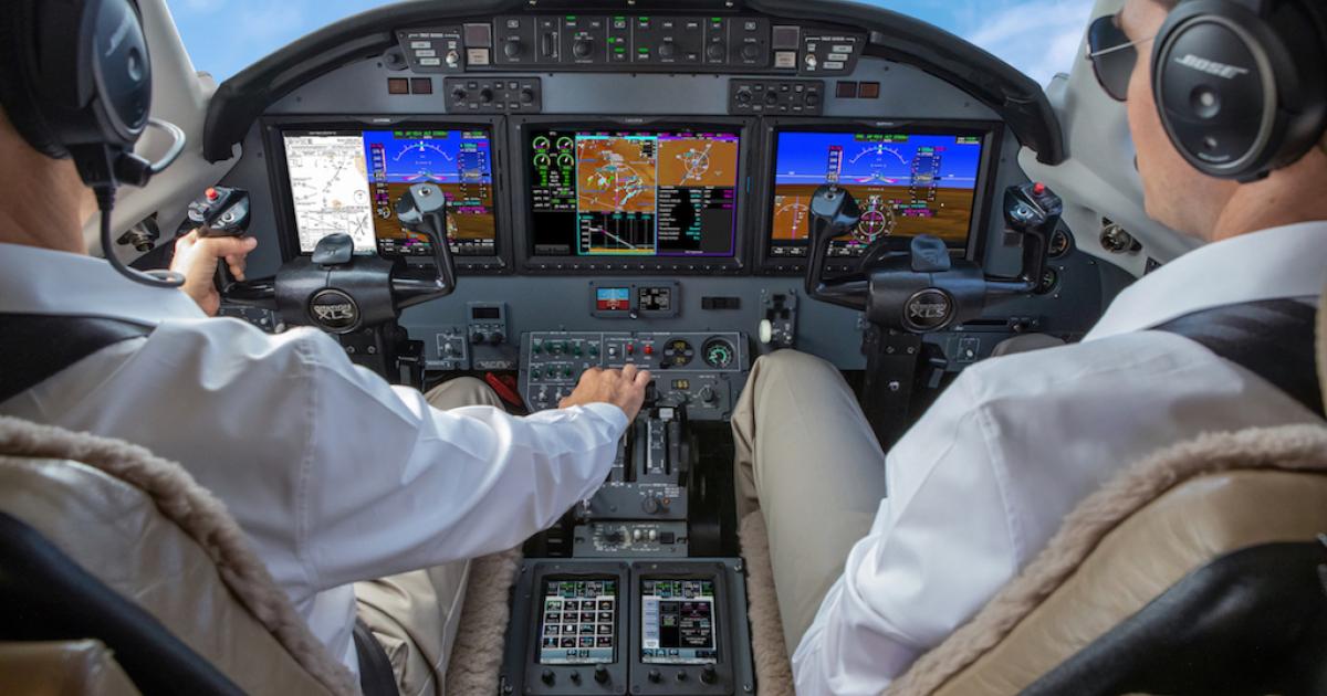 Garmin is celebrating the delivery of more than 25,000 integrated flight decks since the initial launch of the G1000 avionics suite in 2003. (Photo: Garmin)