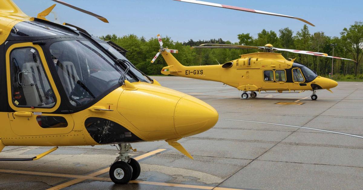 Helicopter leasing firm LCI has delivered two new Leonardo AW169 Helicopters to their joint venture operator Alidaunia, and now has a total of more than 140 helicopters in its fleet. (Photo: LCI)