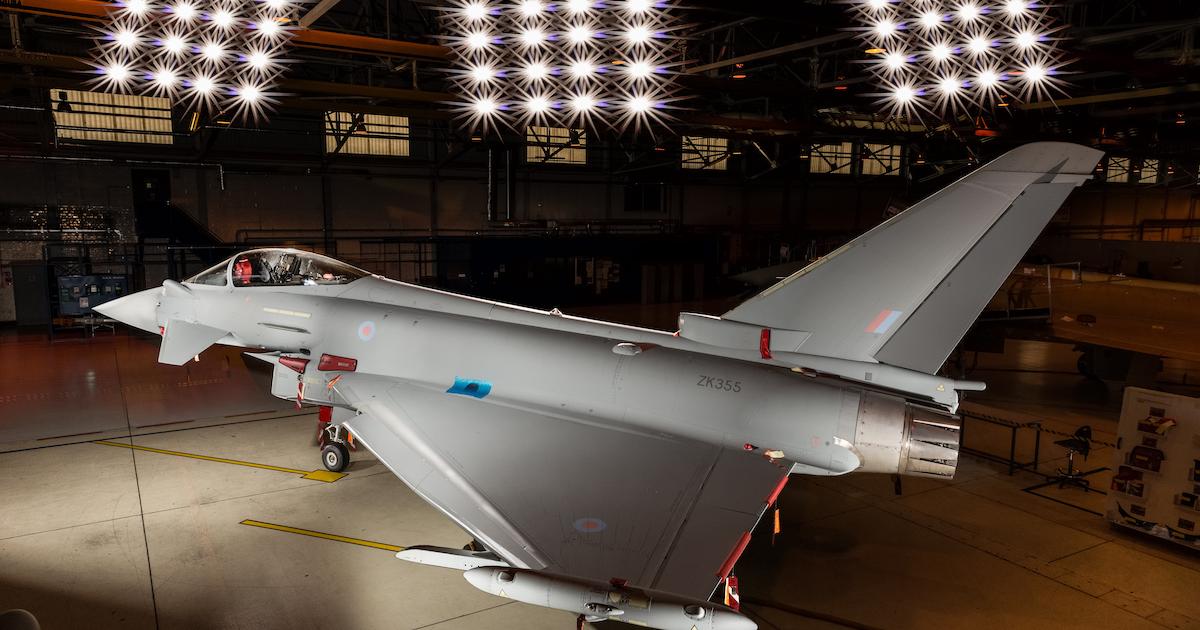 Typhoon ZK355 will serve as the initial trials platform for the ECRS.Mk 2 radar. (Photo: BAE Systems)