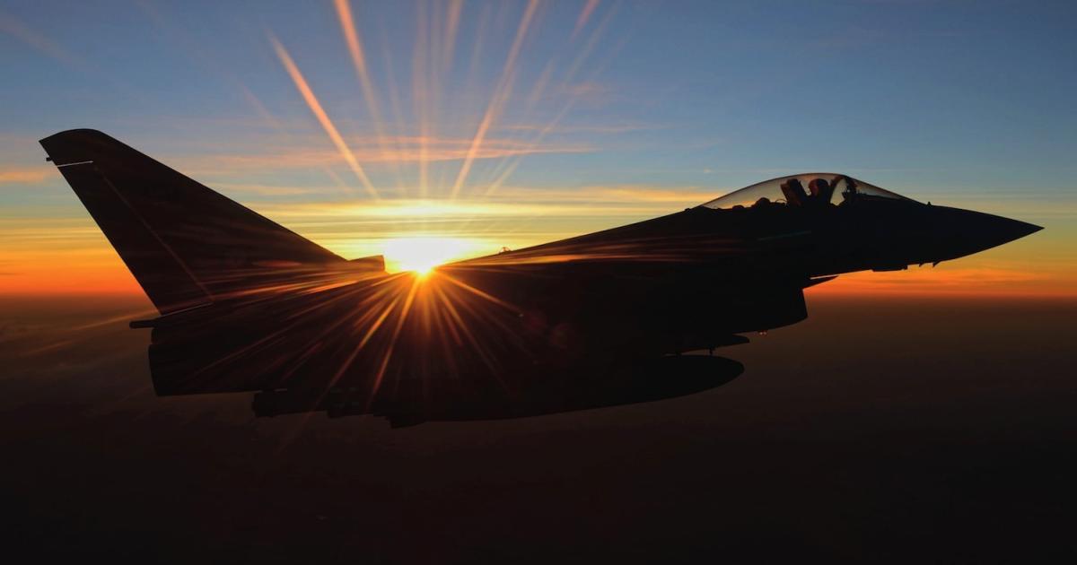 The sun is far from setting on the Eurofighter Typhoon, which is due to receive a long list of improvements to maintain its viability in the air war of the coming years. (Photo: Copyright Eurofighter – Jamie Hunter)