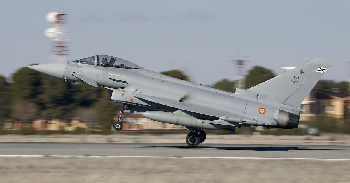 The EdA is approaching the 20th anniversary of Typhoon operations. The primary mission for the new aircraft will be air defense of the Canary Ialnds. (Photo: Copyright Eurofighter - Miguel Ángel Blázque)