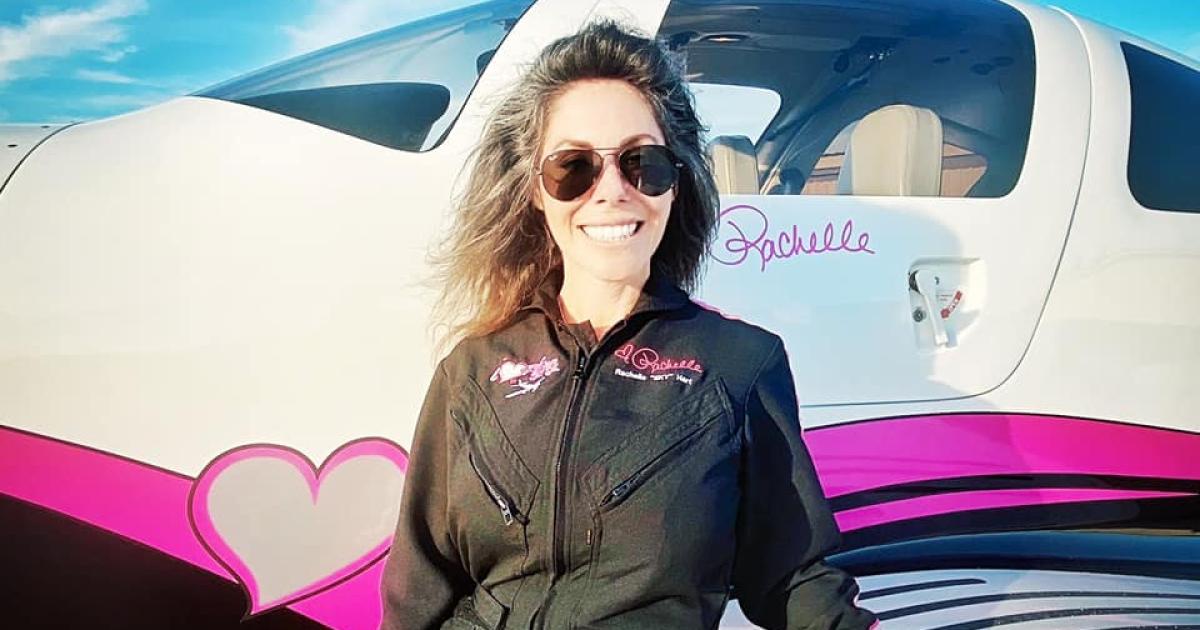Rachelle Hart, founder of the I Hart Flying Foundation, will release details of the organization's expanded scholarship offerings at this year’s EAA WomenVenture Day. (Photo: I Hart Flying Foundation)