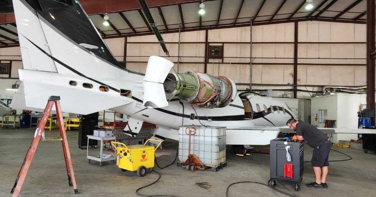 Texas-based Aviation Maintenance Professionals has received certification from the Saudia Arabian GACA to provide maintenance, repair, and upgrades to Saudi-registered Bombardier/Learjets as well as Gulfstreams, Hawkers, and Dassault jets. (Photo: Aviation Maintenance Professionals)