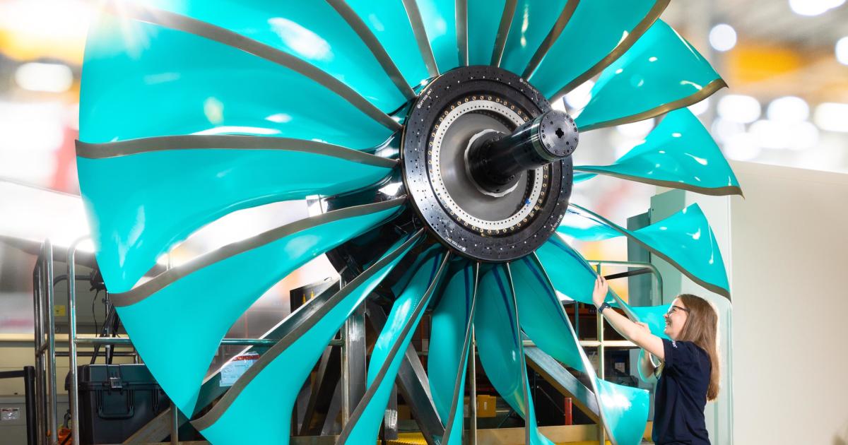 The Rolls-Royce UltraFan engine has entered the final build stage. (Photo: Rolls-Royce)