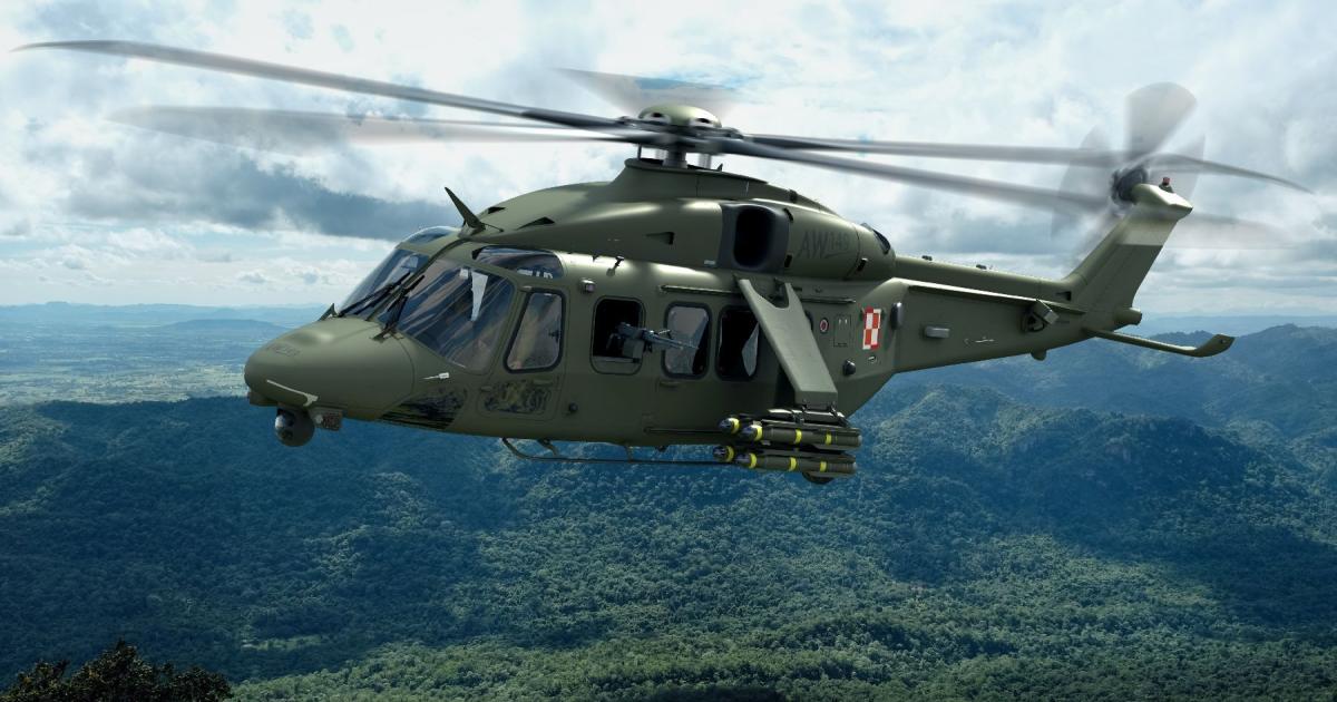 The Polish Ministry of Defense has placed an order with Leonardo for 32 new AW149 helicopters which it will use to support a variety of missions including casualty evacuation, search and rescue in combat operations, and the transport of goods and supplies. (Photo: Polish Ministry of Defense)