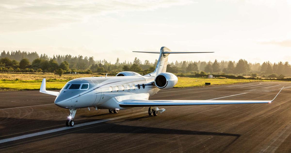 The airworthiness directive limiting Gulfstream G500/600 runway crosswind operations is causing delays in aircraft deliveries and for G700/800 approvals. (Photo: Gulfstream)