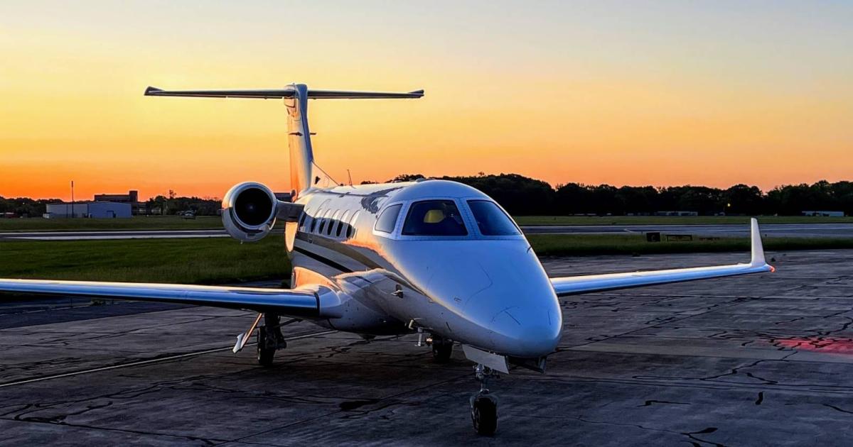 With the additional Embraer Phenom 300 business jets, GrandView Aviation will expand its bases to include Teterboro, New Jersey, and Reno, Nevada. (Photo: GrandView Aviation)