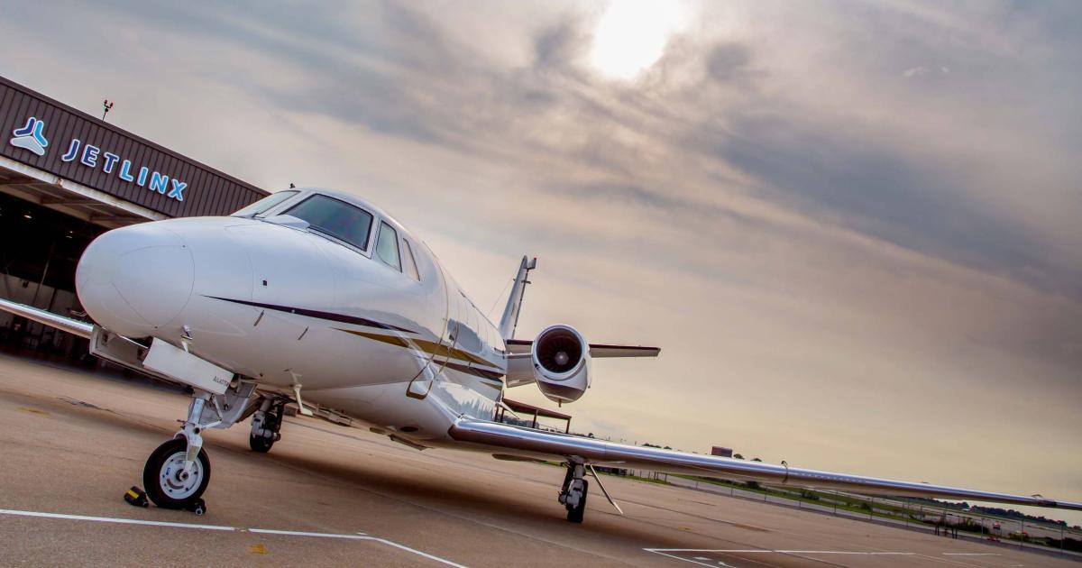 Private aviation solutions provider Jet Linx has resumed sales of two of its jet card membership programs which were paused amid the post-pandemic private aviation surge. (Photo: Jet Linx)