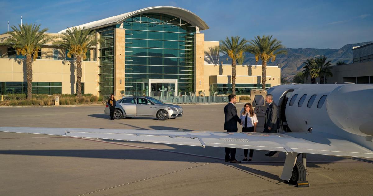 The newest member of the Titan Aviation Fuels dealer network is Luxivair SBD, the airport-operated FBO at San Bernardino International Airport (KSBD) in California. (Photo: San Bernardino Airport)