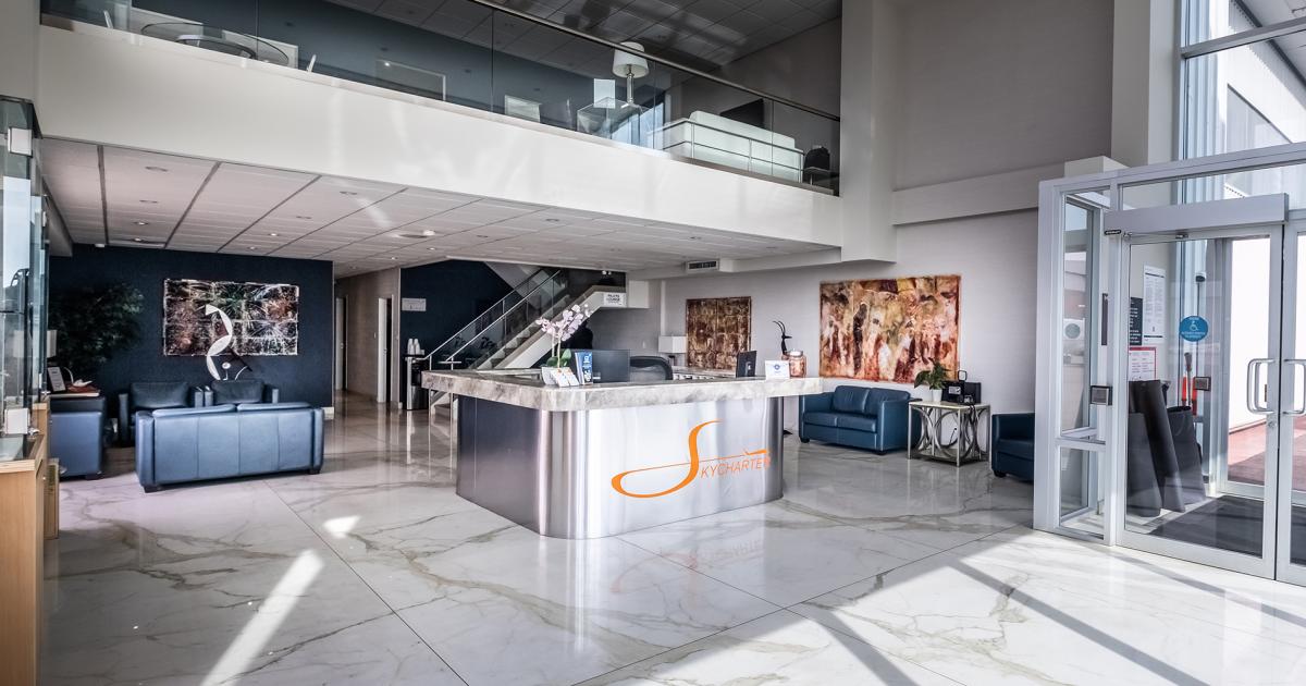 Innotech-Execaire Aviation Group has acquired Skycharter's recently renovated FBO at Toronto Pearson International Airport. (Photo: Skycharter)