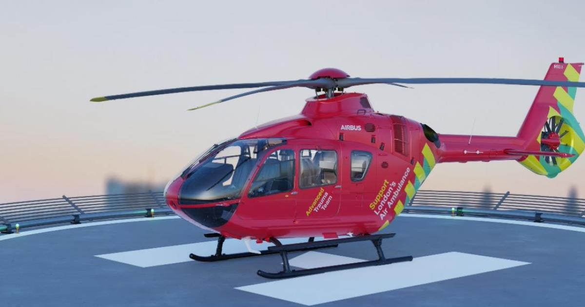 London Air Ambulance Charity has ordered new Airbus H135s as part of its fleet renewal program. (Photo: Airbus)
