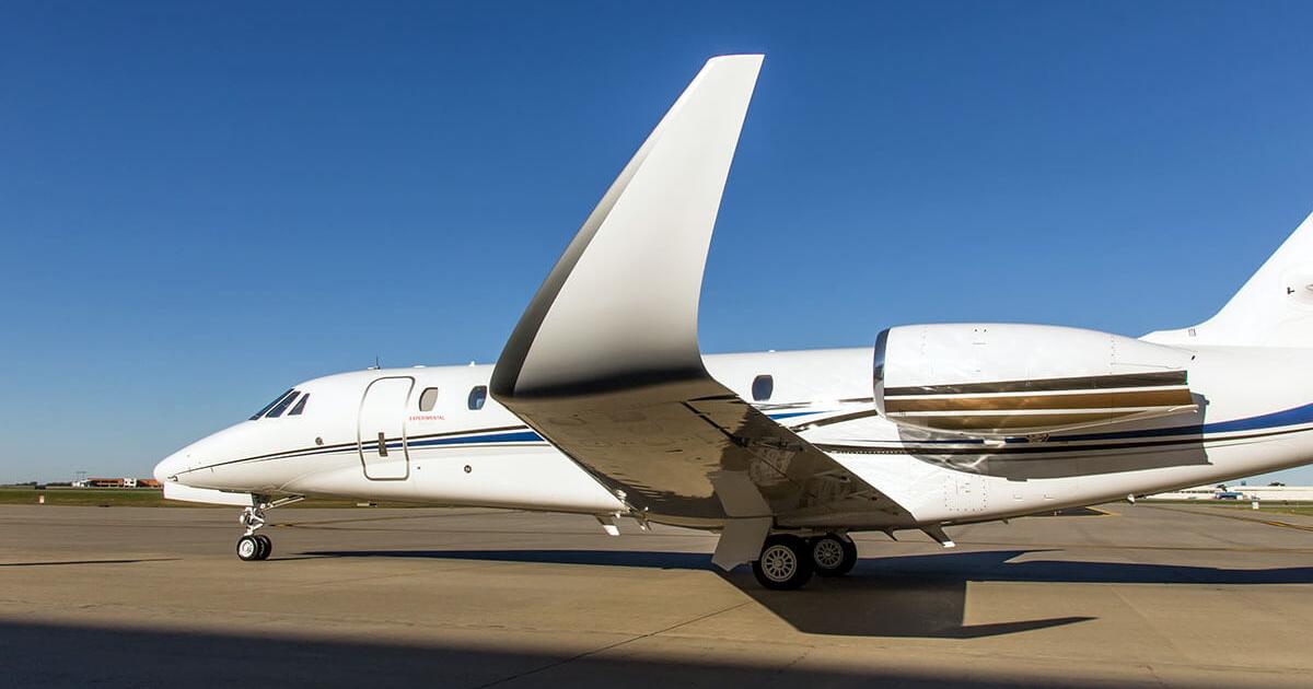 Winglet Technology looks to double its market for the Citation Sovereign winglet by amending its STC to include the newer Latitude twinjet. (Photo: Winglet Technology)