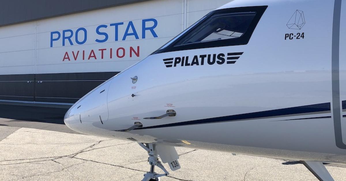 Pro Star Aviation is an authorized Pilatus PC-12 and PC-24 service center. (Photo: Pro Star Aviation)