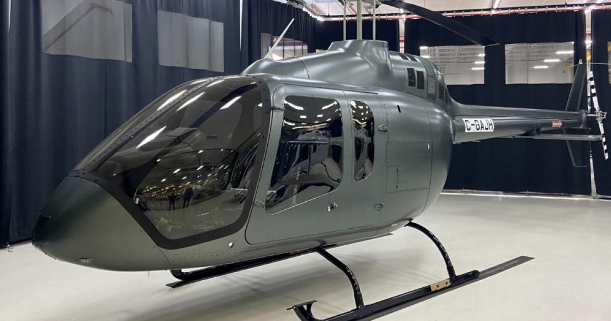 Bell has announced the milestone 400th delivery of its model 505 light single-engine helicopter to Al Barratt, co-founder of Grenade and owner of Cotswold Aviation. (Photo: Cotswold Aviation)