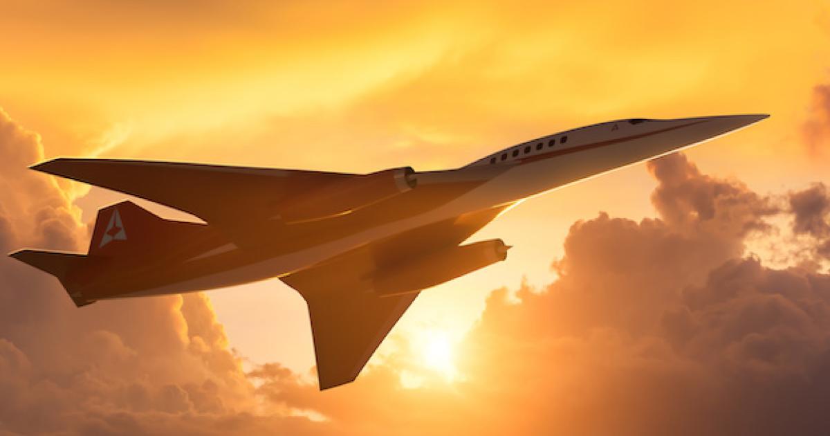 Aerion's supersonic business jet underwent several design configurations but in the end, lack of resources led the company to bankruptcy and now bids on the remaining assets are due in September. (Photo: Aerion)