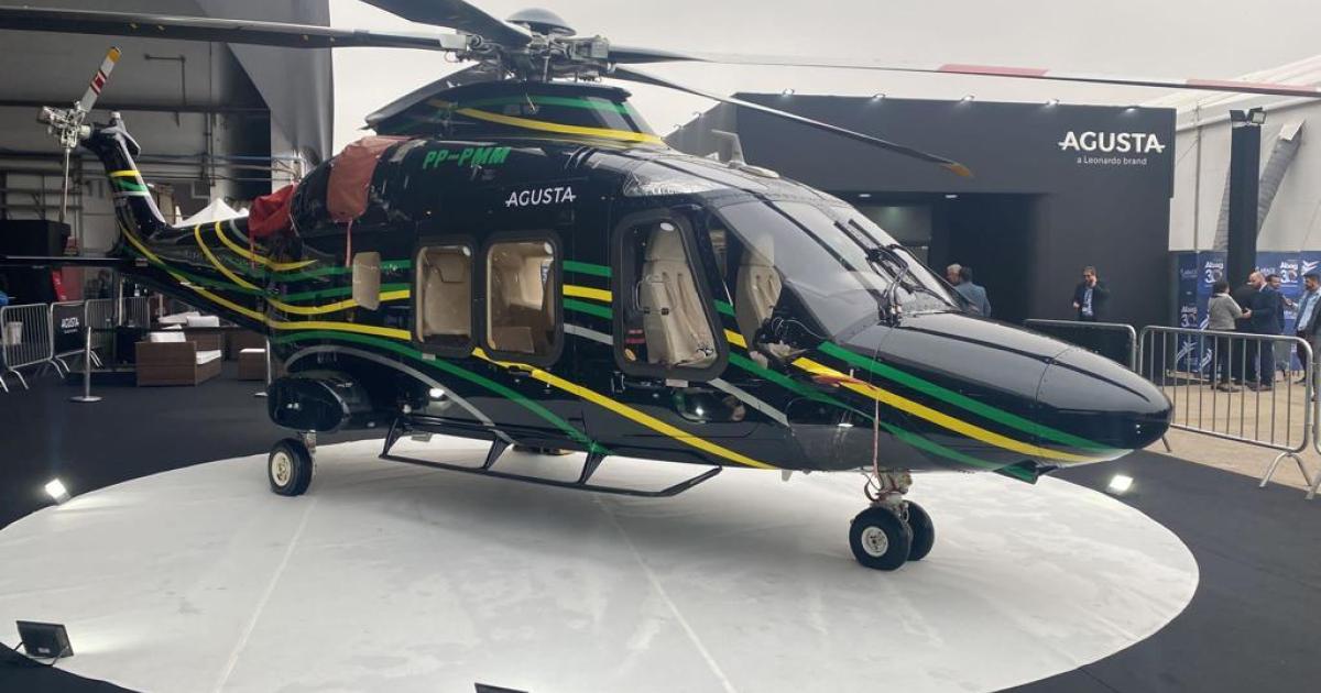 Leonardo logged orders for three VIP configured helicopters during LABACE 2022 which will be delivered next year from Leonardo's new service and logistics center in Itapevi, Brazil. 


