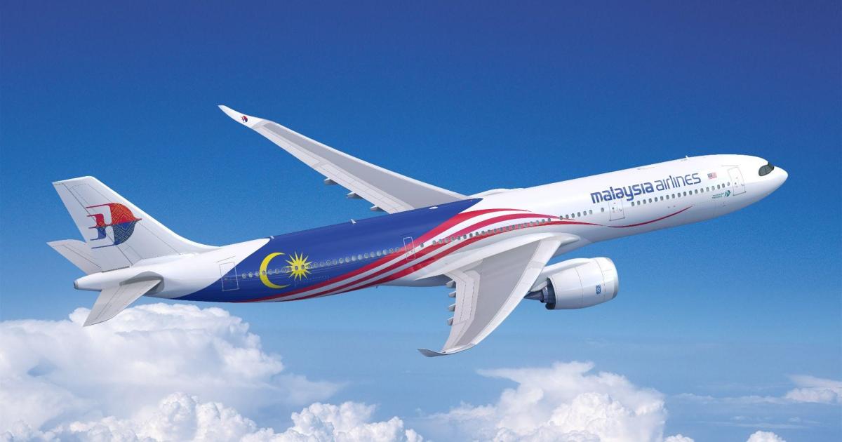Malaysia Aviation Group has chosen the Airbus A330-900 to replace its aging fleet of A330-200s and -300s. (Image: MAG)