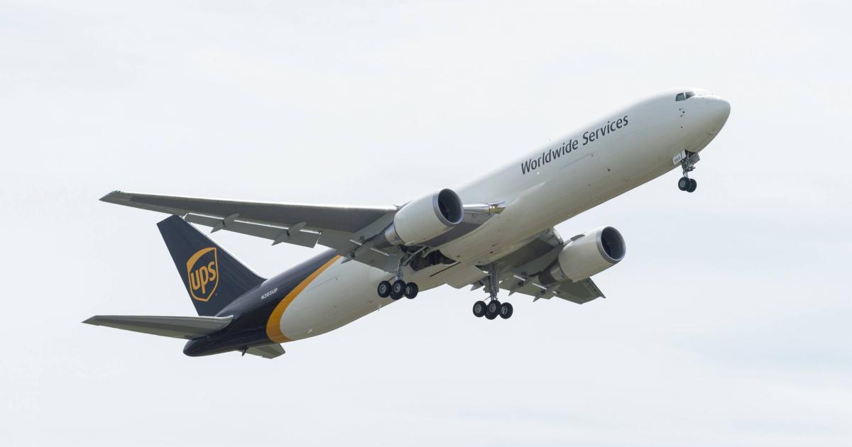 UPS plans to start taking delivery of its latest batch of new 767 Freighters on order in 2025. (Photo: Boeing)