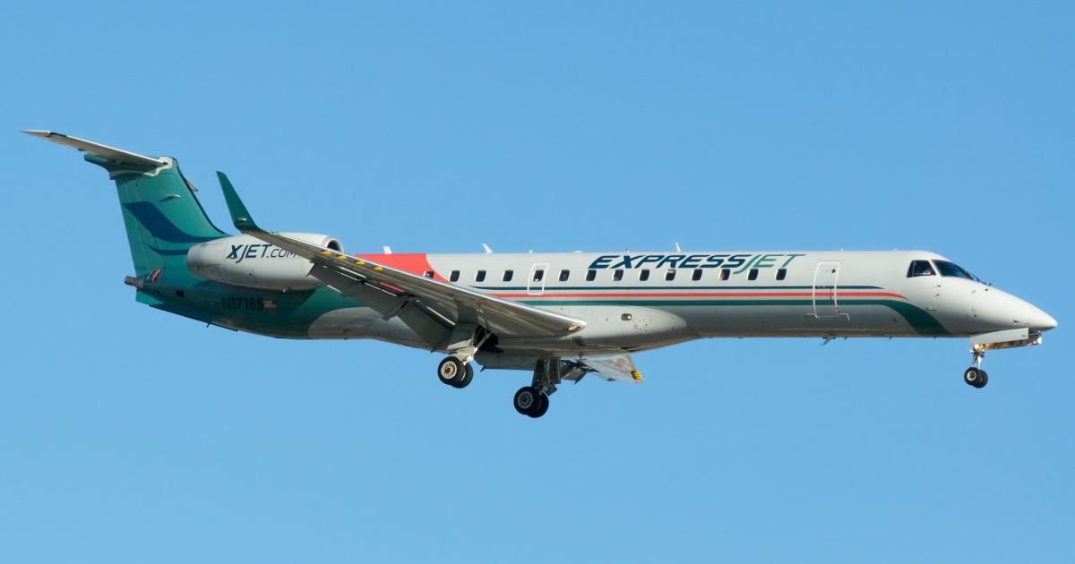 ExpressJet at one time flew the world's largest fleet of Embraer ERJ-145s. (Photo: Flickr: <a href="http://creativecommons.org/licenses/by-sa/2.0/" target="_blank">Creative Commons (BY-SA)</a> by <a href="http://flickr.com/people/bribri" target="_blank">BriYYZ</a>)