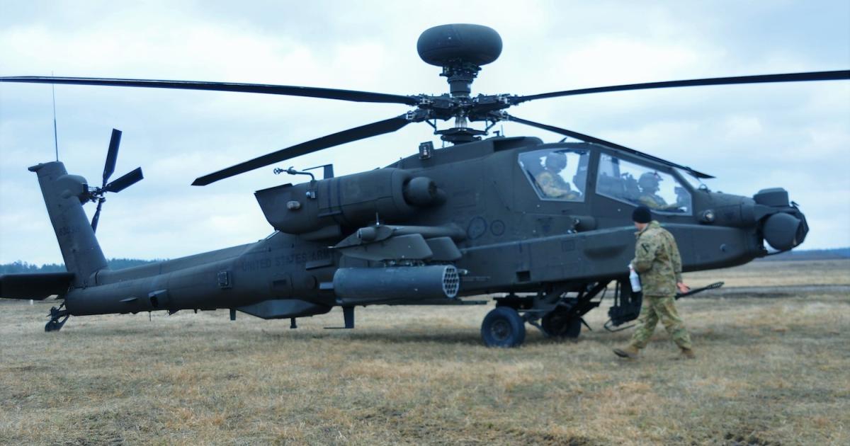 U.S. Army AH-64Es are no strangers to Poland, having served with Battle Group Poland as part of NATO’s Enhanced Forward Presence. (Photo: U.S. Army)