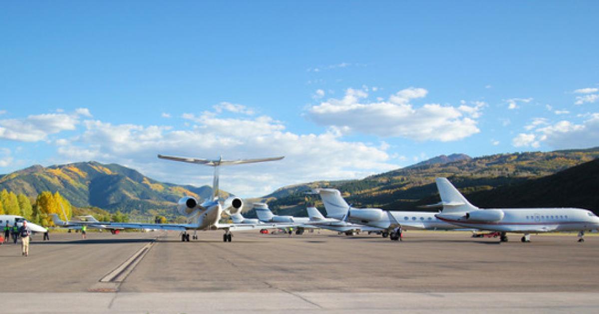 With Aspen playing host to the main event in the United Nations' International Year of Sustainable Mountain Development, Atlantic Aviation in partnership with its fuel supplier Avfuel is ensuring ample supplies of sustainable aviation fuel will be available at its FBO at Aspen-Pitkin County Airport during the event. (Photo: Atlantic Aviation)