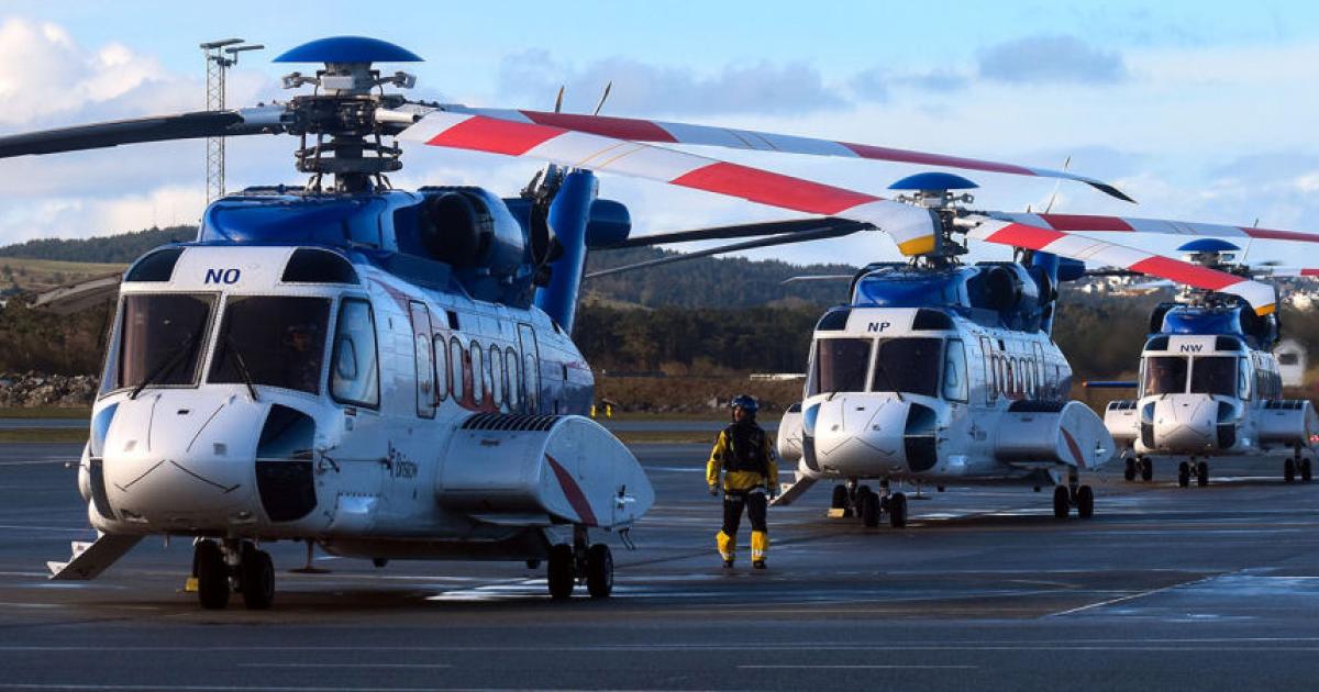Bristow will provide a trio of SAR-configured Sikorsky S-92s to Norway's state-owned energy company. (Photo: Bristow Group)