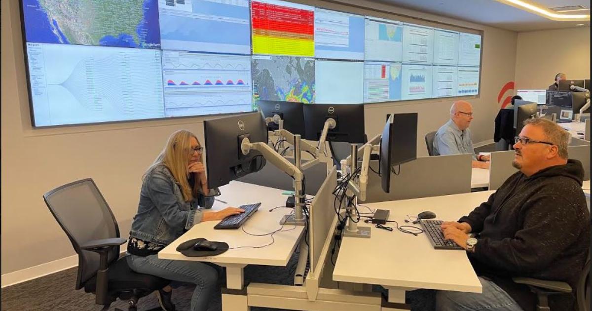 Gogo Business Aviation's new Business Operations Center which opened August 2022 in Colorado