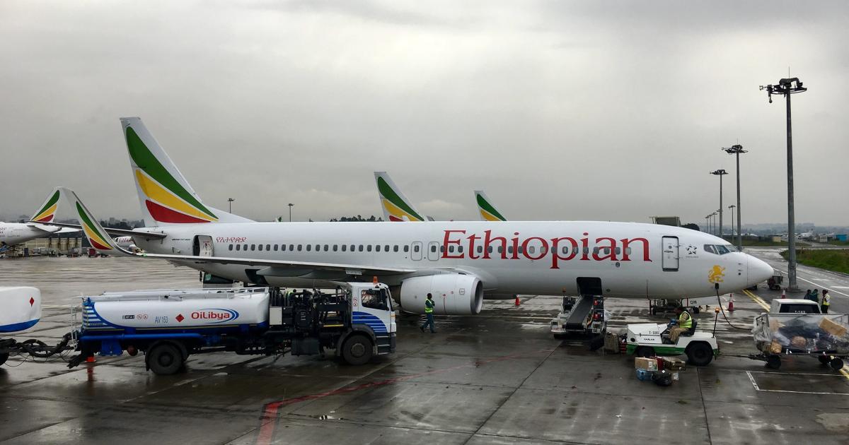 An Ethiopian Airlines 737-800 uploads fuel at Addis Ababa Bole International Airport. (Photo: Flickr: <a href="http://creativecommons.org/licenses/by/2.0/" target="_blank">Creative Commons (BY)</a> by <a href="http://flickr.com/people/erussell1984" target="_blank">airbus777</a>)