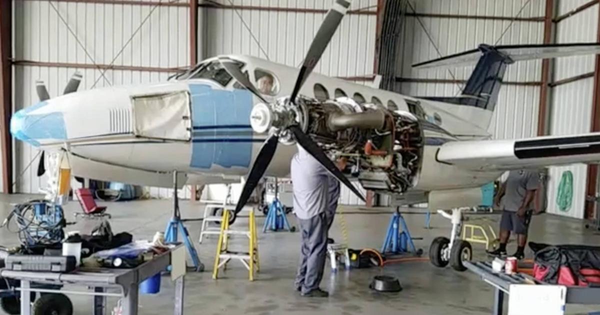 One of the first organizations to utilize Academy College’s AMT Apprenticeship Support Program was Bakersfield Jet Center by Loyd’s Aviation in California. (Photo: Screenshot from Bakersfield Jet Center by Loyd’s Aviation Facebook Live video)
