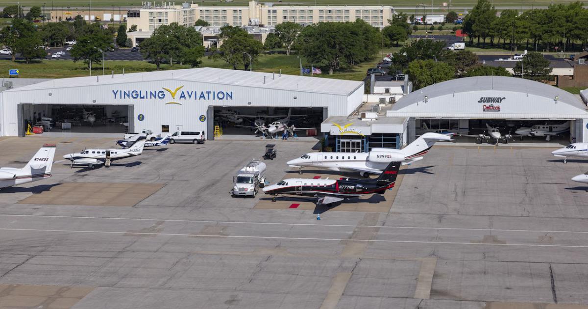 Based at Wichita Eisenhower National Airport, Yingling Aviation is a full-service FBO. (Photo: Yingling Aviation)